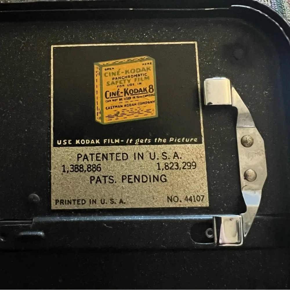 The First 8mm Film Camera 1932 Kodak Ciné-Eight Model 20, Made in the USA